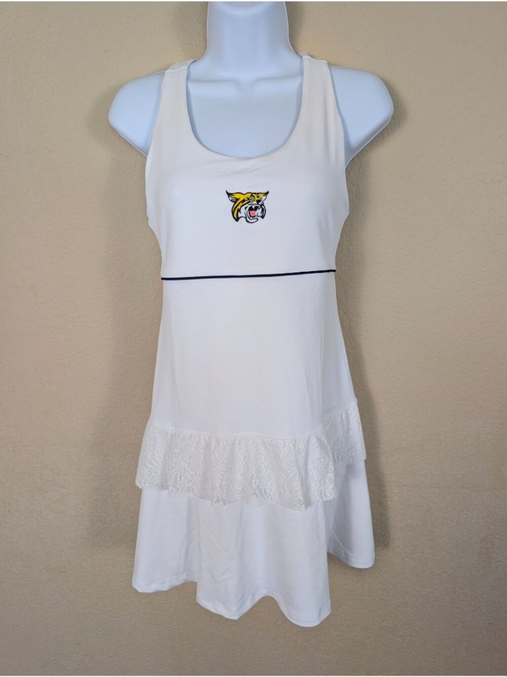 Boca Raton FL Highschool Bobcat Fila Athletic dress sz S Razer back Lace Tennis